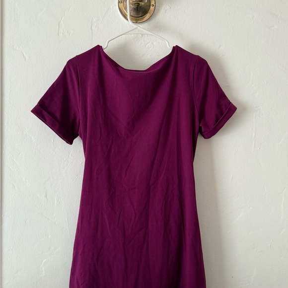 Sezane Pippa Short Dress Plum - Size L - Picture 5 of 7